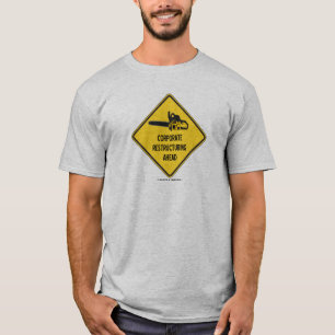 前方の会社再建(チェーンソーの印) Tシャツ