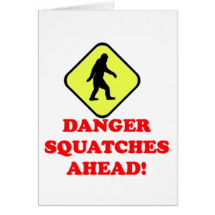 前方の危険のsquatches