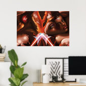 前方の壊れた夢の人々超現実 ポスター (ホームオフィス)