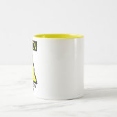 前方の注意の外転!! ツートーンマグカップ (中央)