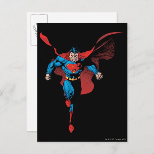 前方を見る – 漫画スタイル ポストカード (正面/裏面)