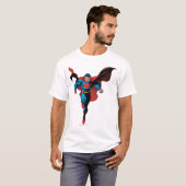 前方を見る – 漫画スタイル Tシャツ (正面フル)