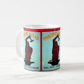 前方コーヒーマグの鍛造 コーヒーマグカップ (正面左)