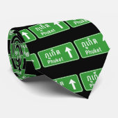 前方プーケット⚠タイ高速道路交通標識⚠ ネクタイ (ロール)