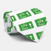 前方プーケット⚠タイ高速道路交通標識⚠ ネクタイ (ロール)