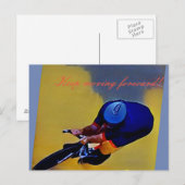 前方保サイクリストはがき 案内ポストカード (正面/裏面)