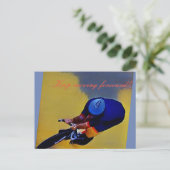 前方保サイクリストはがき 案内ポストカード (スタンド正面)