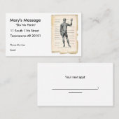 前方解剖学 予約カード (正面/裏面)