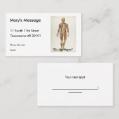 前方解剖学 予約カード (正面/裏面)