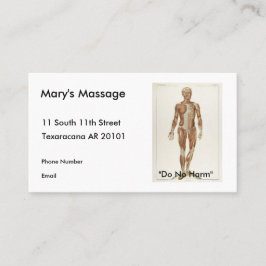 前方解剖学 予約カード