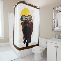 前方 – シャワーカーテン