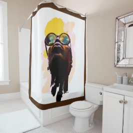 前方 – シャワーカーテン