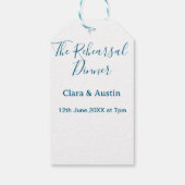 前日のシンプルな食事会 ギフトタグ (裏面)