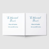 前日のシンプルな食事会 ゲストブック (全面)