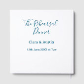 前日のシンプルな食事会 ゲストブック (裏面)