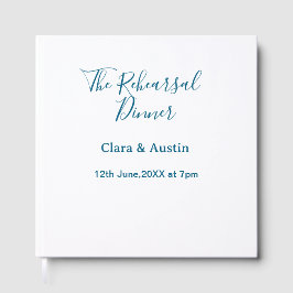 前日のシンプルな食事会 ゲストブック