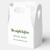 前日のシンプルな食事会 フェイバーボックス (オープン)