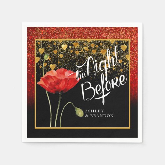 前日のナプキン スタンダードカクテルナプキン (正面)