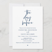 前日のランチリハーサル, 前日 招待状 (正面)