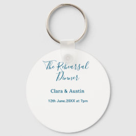 前日のリハーサルディナー シンプル ミニマル M キーホルダー