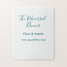 前日のリハーサルディナー　シンプル　ミニマル　m ジグソーパズル