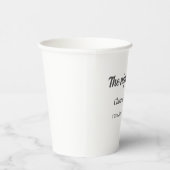 前日のリハーサルディナー シンプル ミニマル m 紙コップ (右)