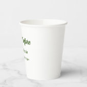 前日のリハーサルディナー シンプル ミニマル m 紙コップ (左)