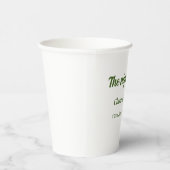 前日のリハーサルディナー シンプル ミニマル m 紙コップ (右)
