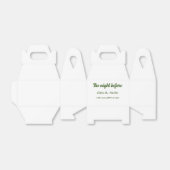 前日の食事会 シンプル ミニマル M フェイバーボックス (折り畳みなし)