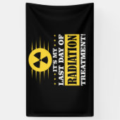 前日放射線セラピートリートメントがん 横断幕 (縦)