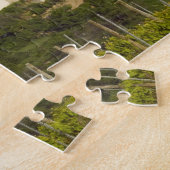 前景フレーム内のつる植物の行 ジグソーパズル (側面)