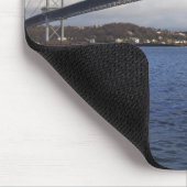 前景正路橋はサスペンションbである マウスパッド (コーナー)