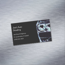 前照灯アメリカのマッスルカー車の マグネット名刺