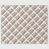 前版鳥風呂包み紙 ラッピングペーパー (フラット)