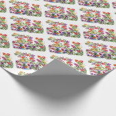 前版鳥風呂包み紙 ラッピングペーパー (角)