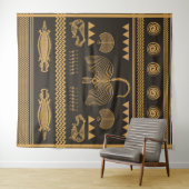 前王朝エジプトナイル織 タペストリー (インサイチュ(横))