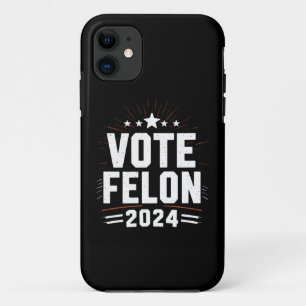 前科者トランプに投票 2024 楽しい選挙の投票 iPhone 11 ケース