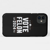 前科者トランプに投票 2024 楽しい選挙の投票 Case-Mate iPhoneケース (裏面(横))