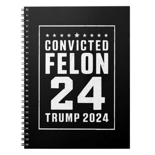前科者 7月4日 トランプ 2024 ノートブック (正面)