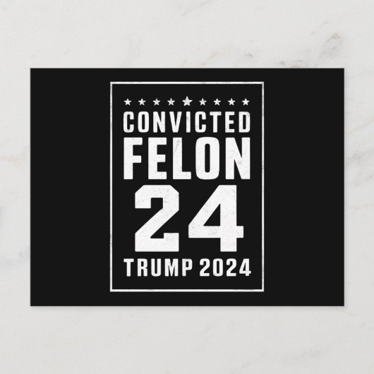 前科者 7月4日 トランプ 2024 ポストカード (正面)