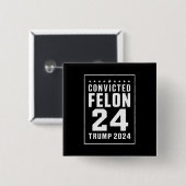 前科者 7月4日 トランプ 2024 缶バッジ (正面&裏面)