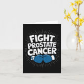 前立腺がんとの闘い認識度ブルーリブ カード (黄色い花)