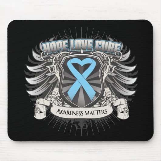 前立腺がんの望ましい愛の治癒 マウスパッド (正面)