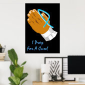 前立腺がんの祈認識度I (治癒子) ポスター (ホームオフィス)