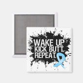 前立腺がんの覚醒キックお尻反復 マグネット (正面/裏面)