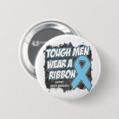 前立腺がんタフな男性衣服Aリボン 缶バッジ (正面&裏面)