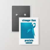 前立腺がんボタンよりも強い 缶バッジ (正面/裏面)