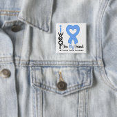 前立腺がんライトブルーハートリボン友 缶バッジ (インサイチュ)