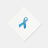 前立腺がんリボンナプキン スタンダードカクテルナプキン (角)