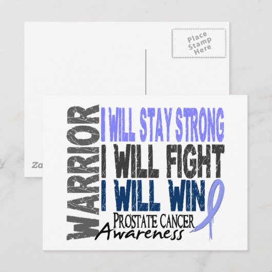 前立腺がん戦士 ポストカード (正面/裏面)